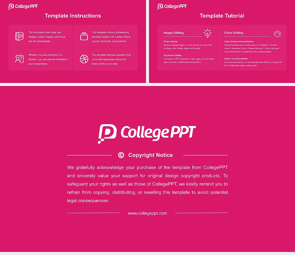 California Institute of Integral Studies Course/Courseware Creation PPT Template16:9 ratio PPT effect preview image5