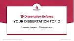 Bridgewater State University Graduation Thesis Defense PPT Template
