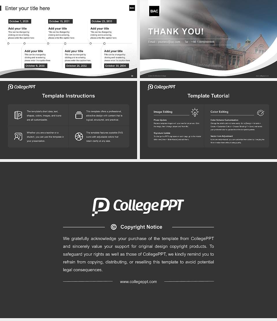 Boston Architectural College Lecture Sharing and Networking Event PPT Template16:9 ratio PPT effect preview image4