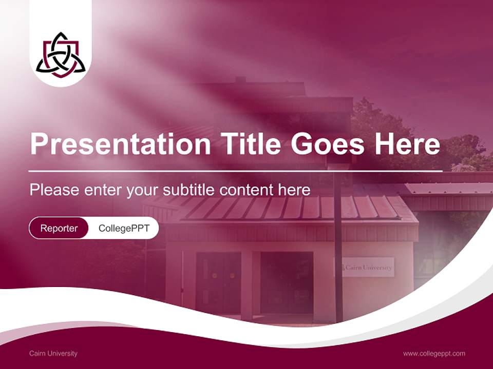 Cairn University Lecture Sharing and Networking Event PPT Template4:3 ratio PPT effect preview image4