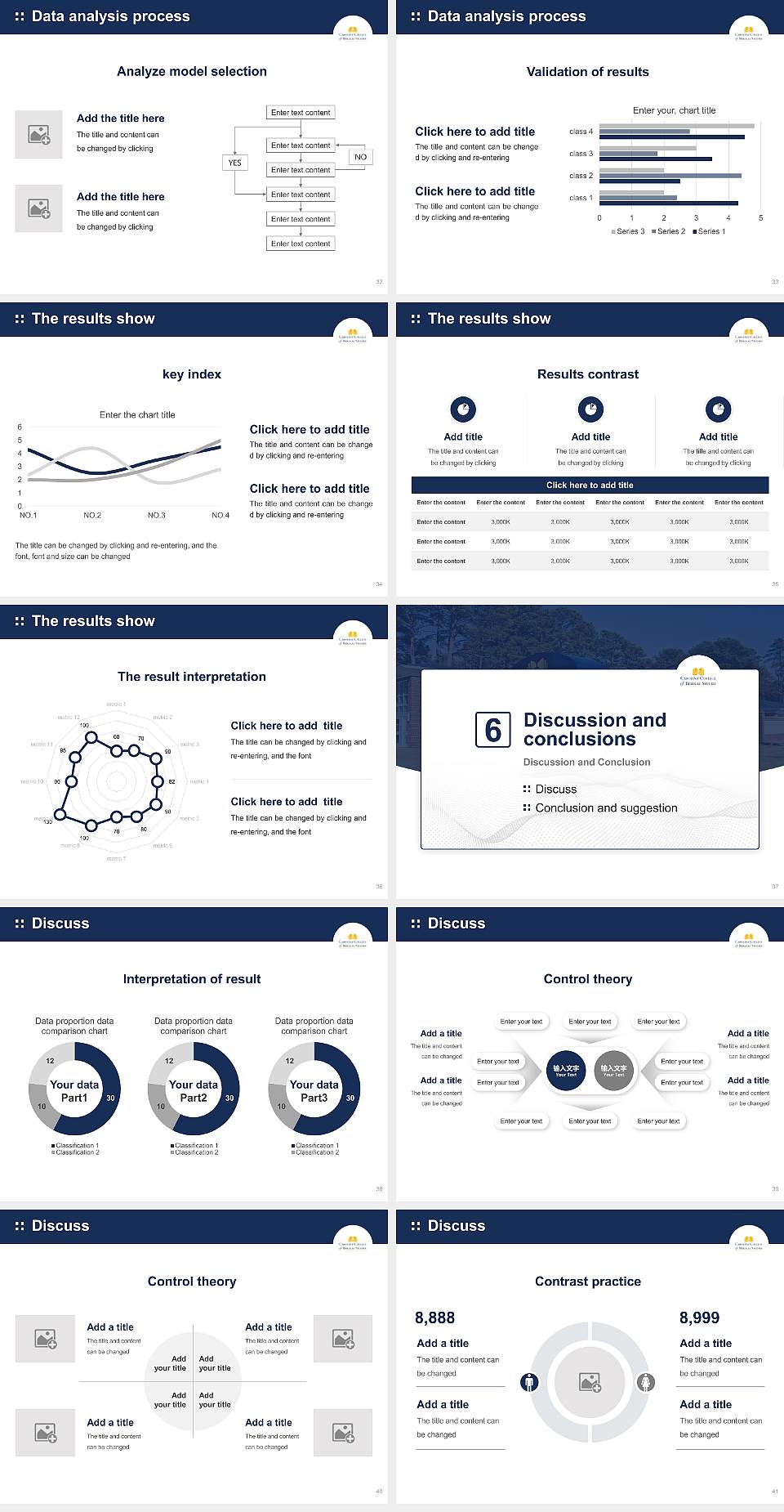 Carolina College of Biblical Studies Graduation Thesis Defense PPT Template4:3 ratio PPT effect preview image5