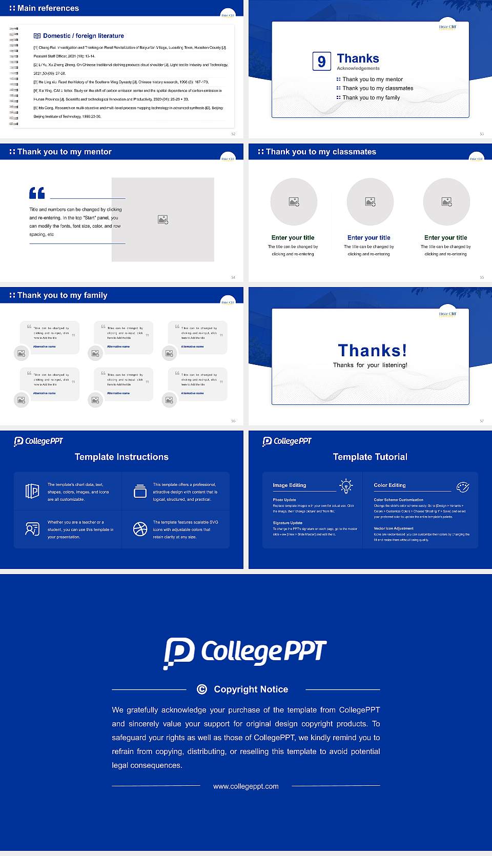 Briar Cliff University Graduation Thesis Defense PPT Template16:9 ratio PPT effect preview image7