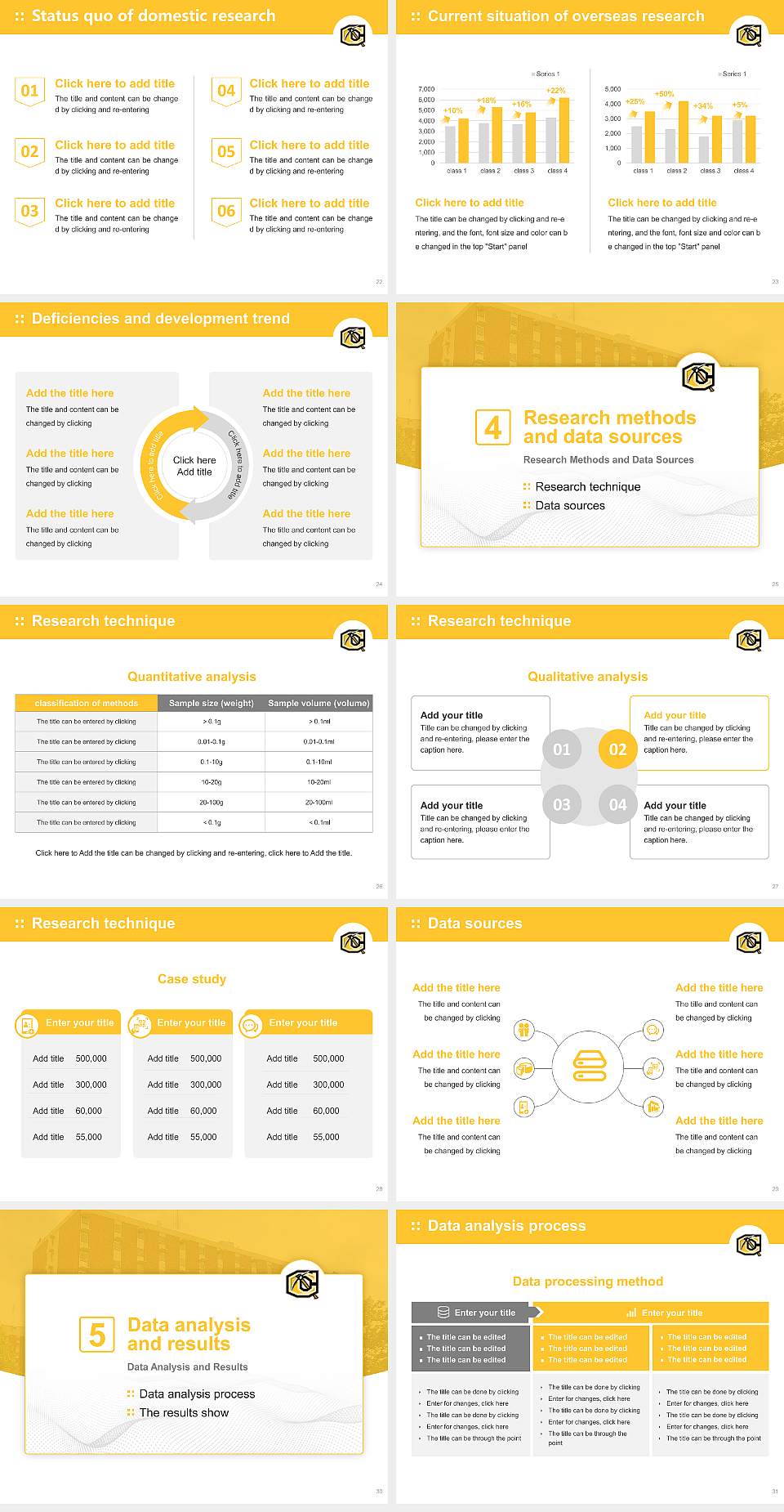 Cameron University Graduation Thesis Defense PPT Template4:3 ratio PPT effect preview image4