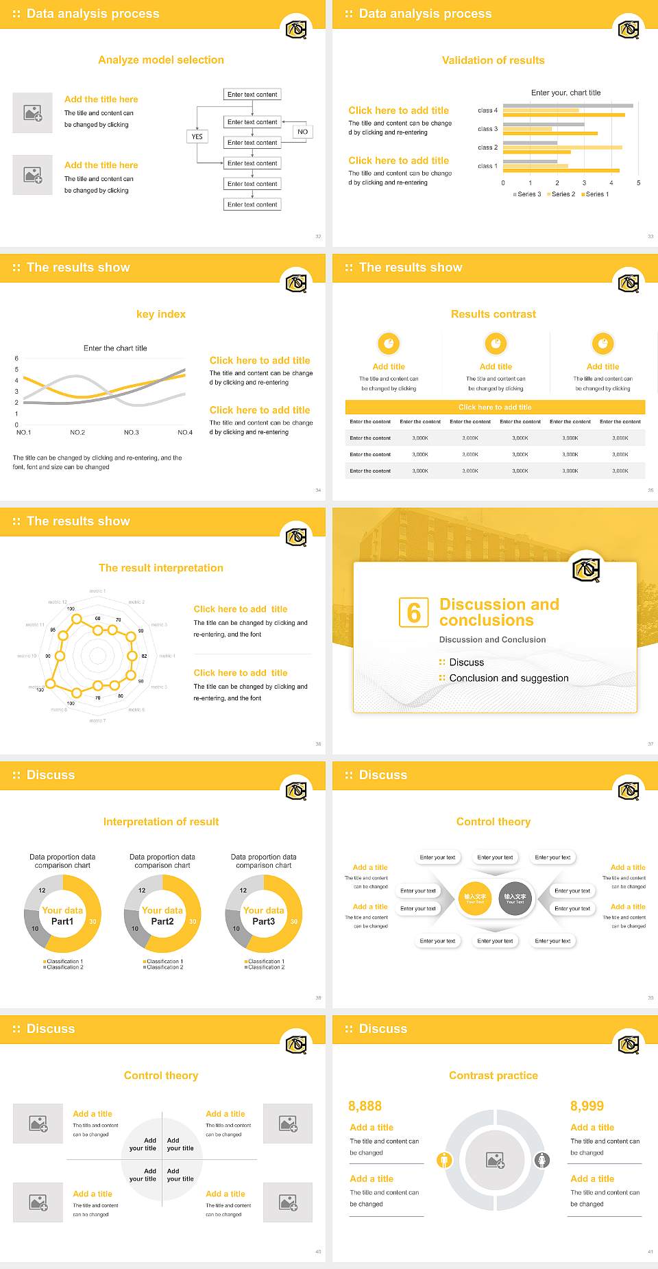 Cameron University Graduation Thesis Defense PPT Template4:3 ratio PPT effect preview image5