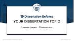 California State University-Monterey Bay Graduation Thesis Defense PPT Template