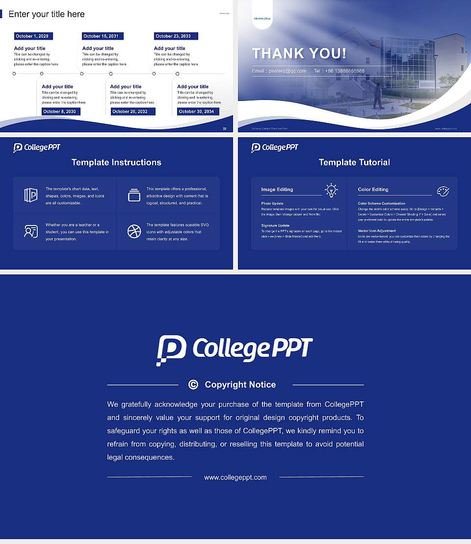 Berkeley College-Woodland Park Lecture Sharing and Networking Event PPT Template16:9 ratio PPT effect preview image4