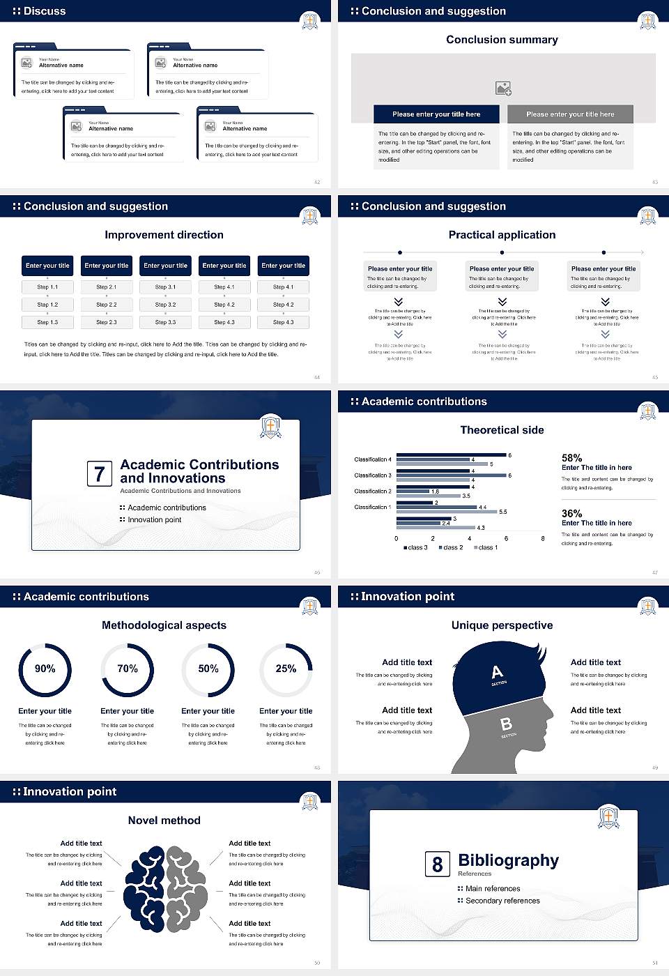 Brewton-Parker College Graduation Thesis Defense PPT Template16:9 ratio PPT effect preview image6