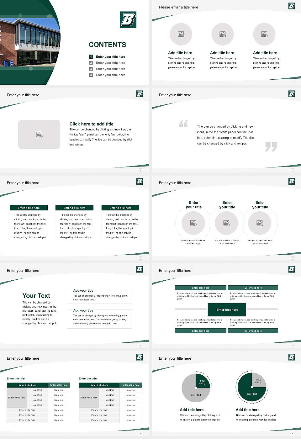Binghamton University Course/Courseware Creation PPT Template16:9 ratio PPT effect preview image2