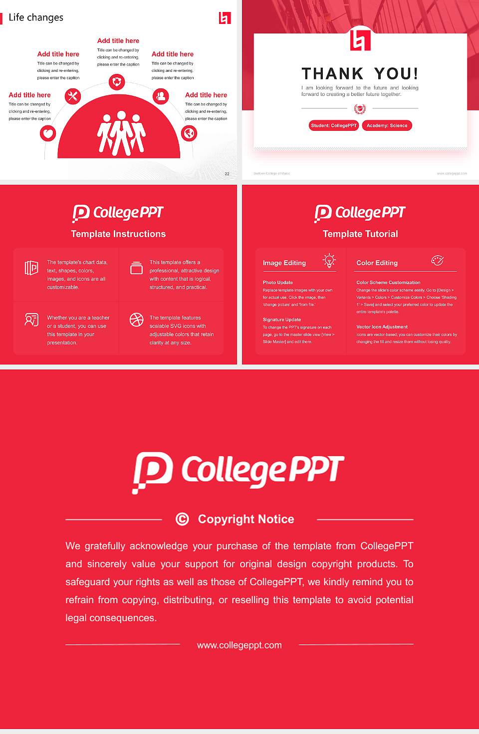 Berklee College of Music National Scholarship Defense PPT Template4:3 ratio PPT effect preview image4
