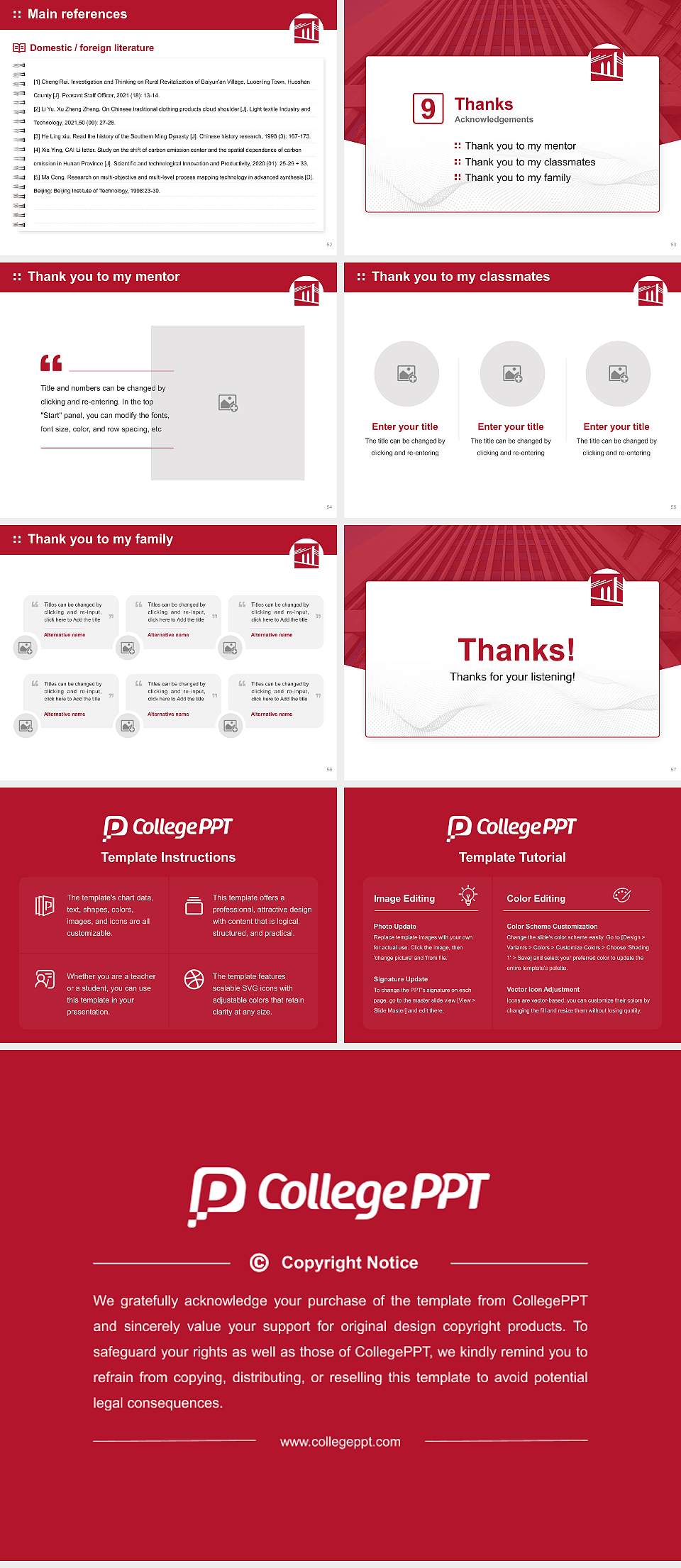 Brooklyn Law School Graduation Thesis Defense PPT Template4:3 ratio PPT effect preview image7