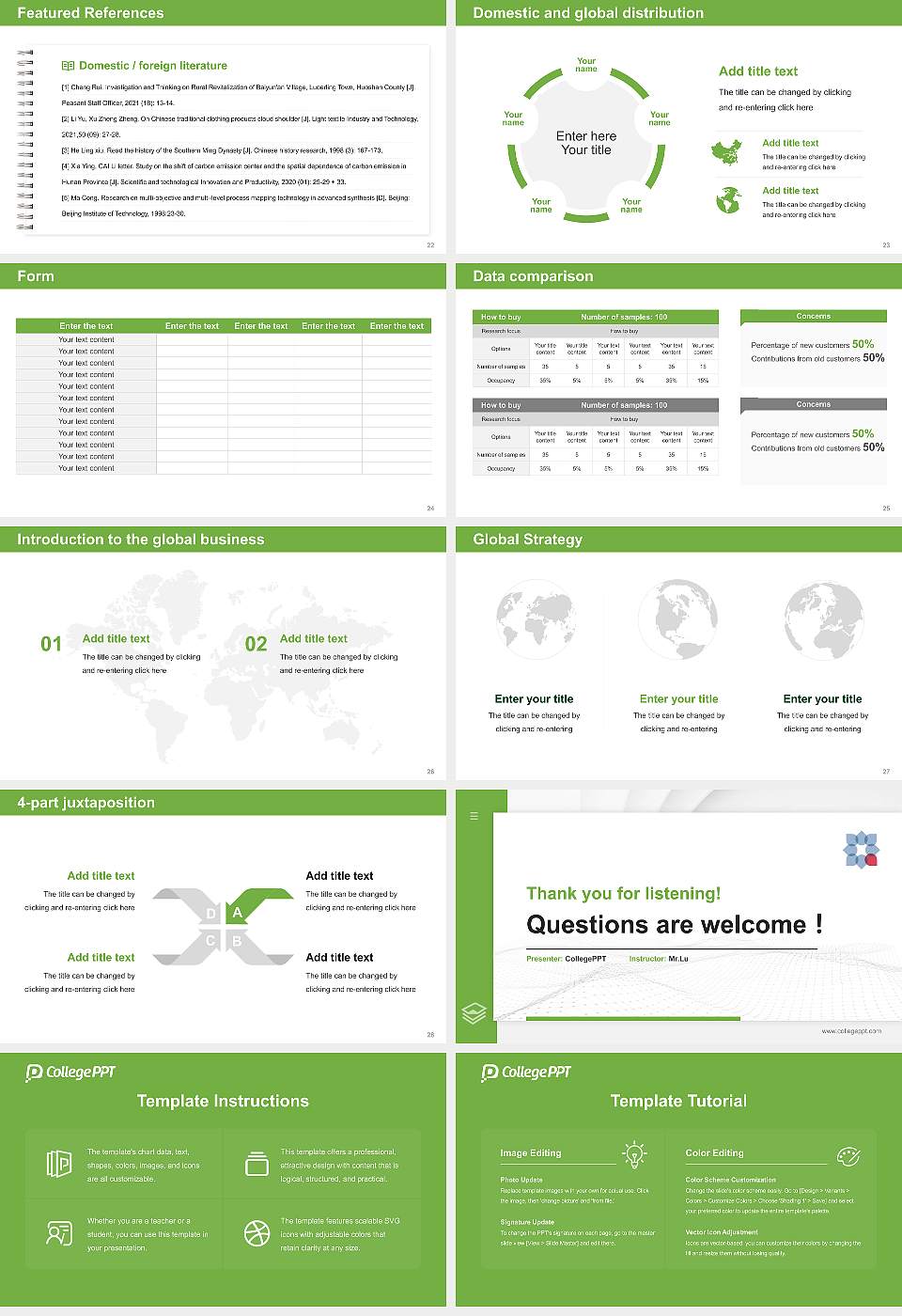 Brookline College-Phoenix Thesis Proposal/Graduation Defense PPT Template16:9 ratio PPT effect preview image4