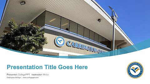 Carrington College Course/Courseware Creation PPT Template