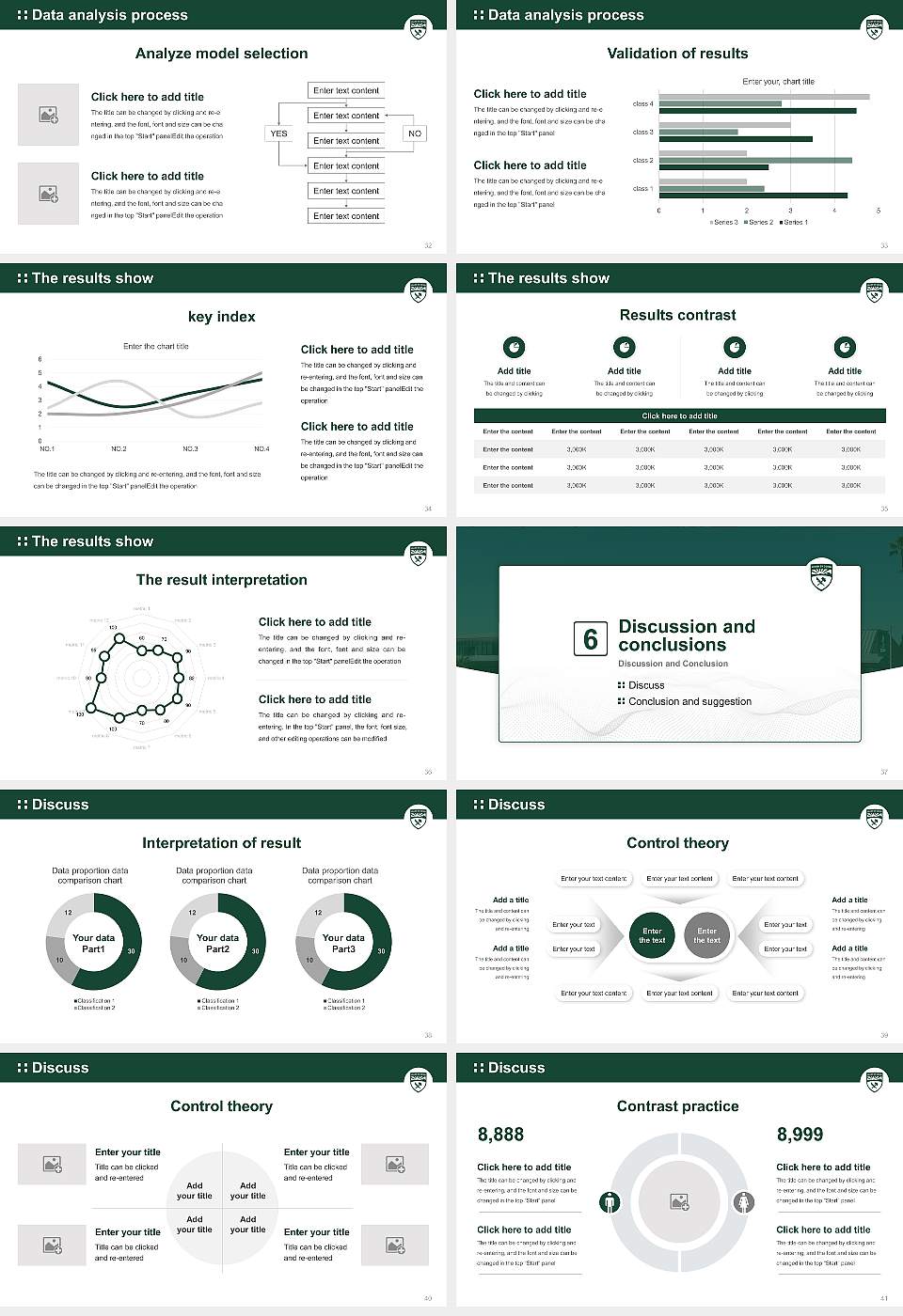 California Polytechnic State University-San Luis Obispo Graduation Thesis Defense PPT Template16:9 ratio PPT effect preview image5