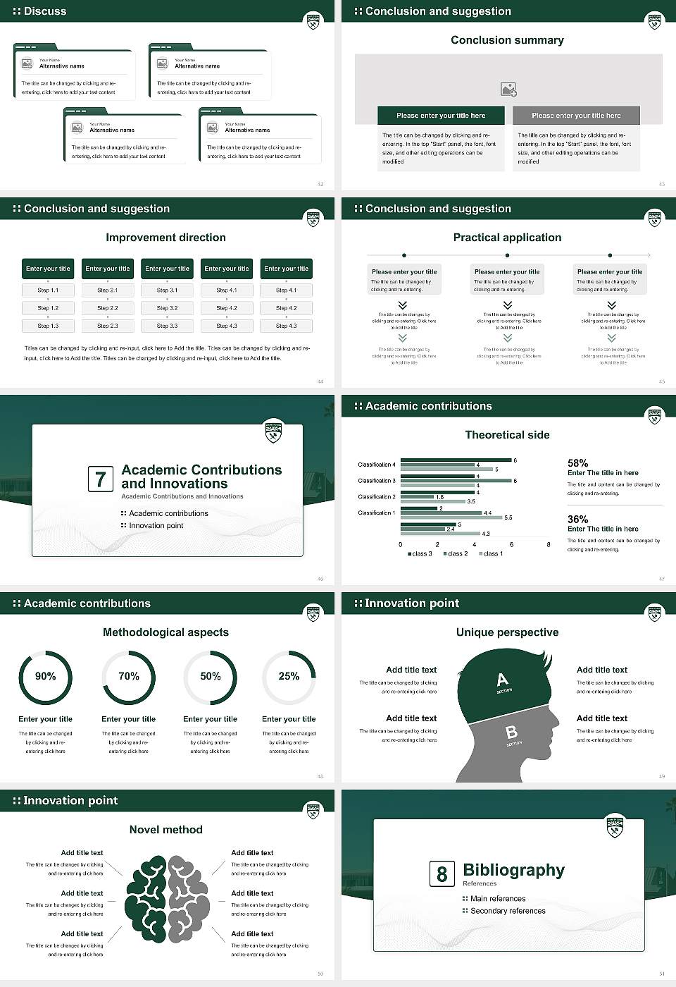 California Polytechnic State University-San Luis Obispo Graduation Thesis Defense PPT Template16:9 ratio PPT effect preview image6