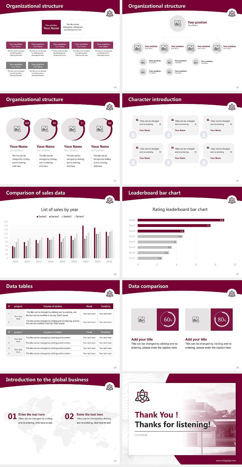 Cairn University Academic Presentation/Research Findings Report PPT Template4:3 ratio PPT effect preview image4