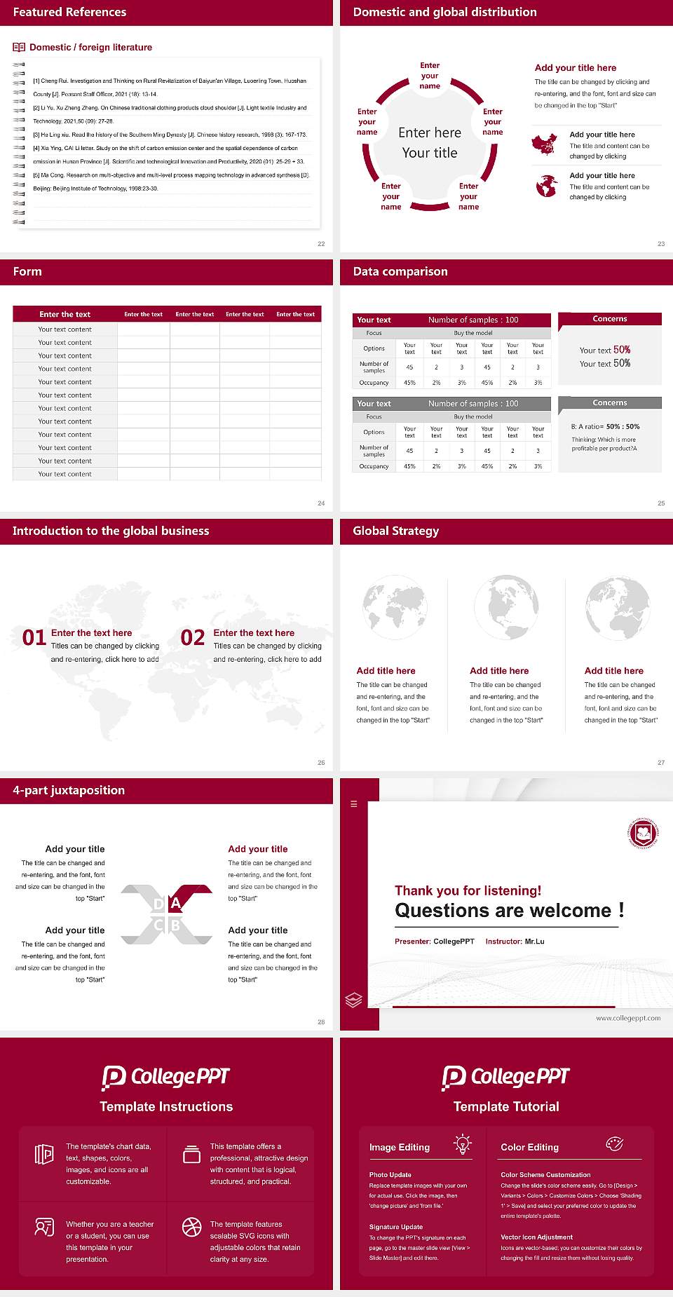 Calvin Theological Seminary Thesis Proposal/Graduation Defense PPT Template4:3 ratio PPT effect preview image4