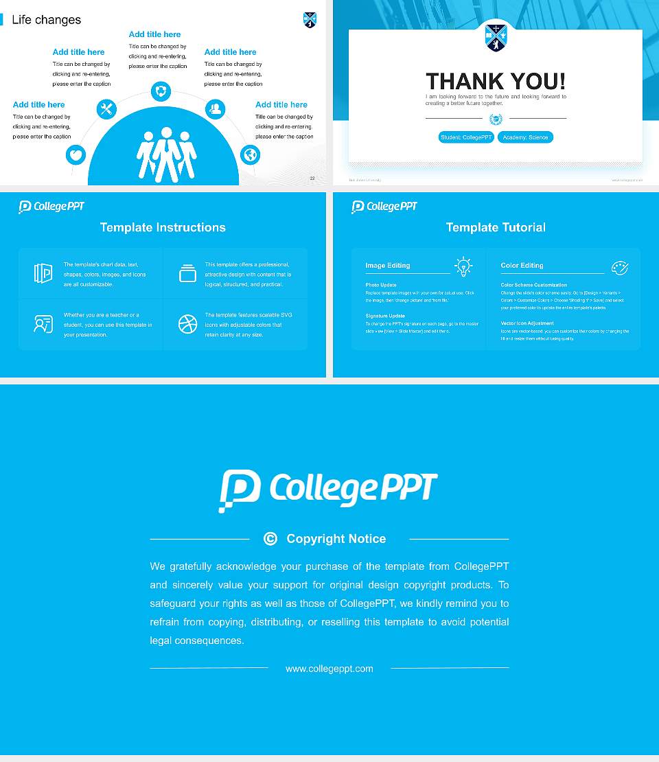 Bob Jones University National Scholarship Defense PPT Template16:9 ratio PPT effect preview image4