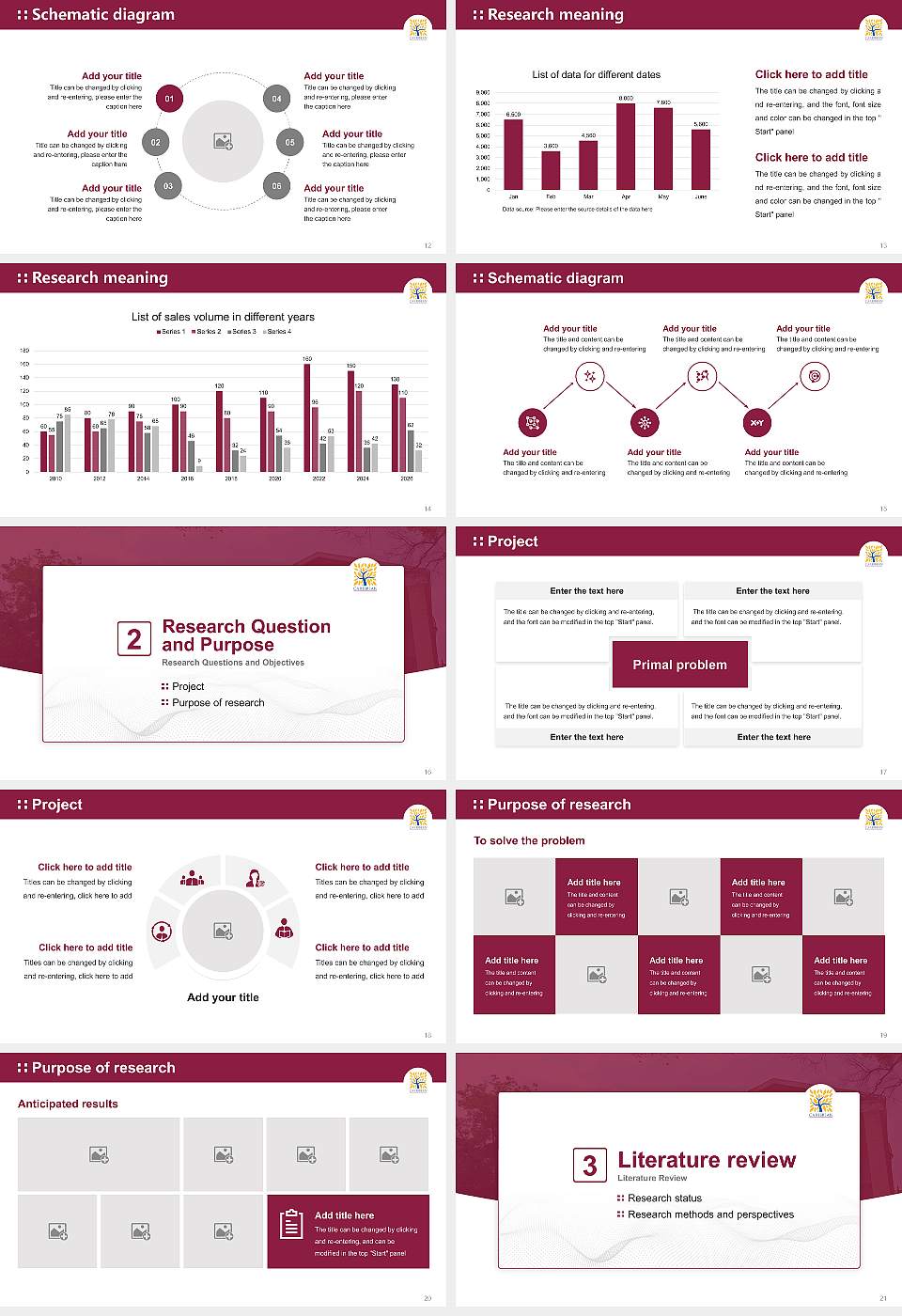 Caribbean University-Vega Baja Graduation Thesis Defense PPT Template16:9 ratio PPT effect preview image3