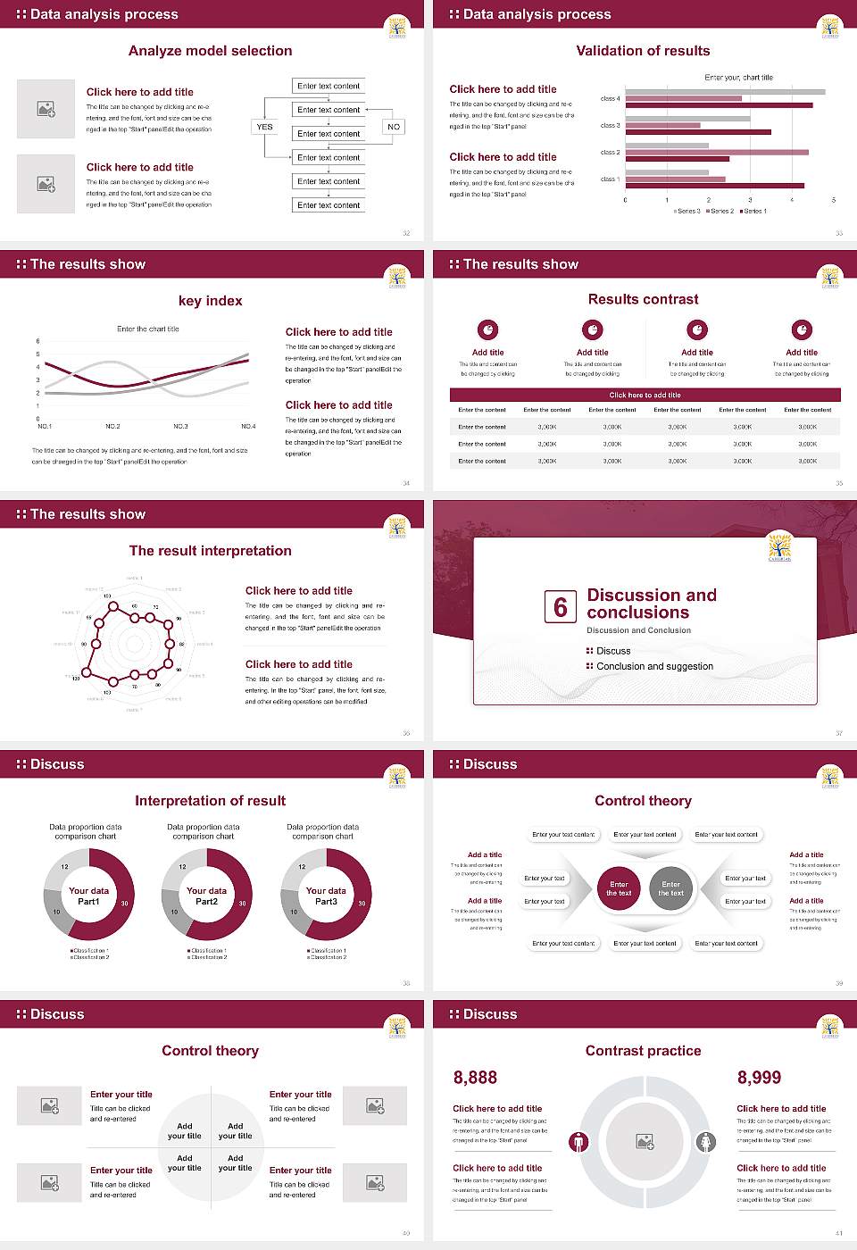 Caribbean University-Vega Baja Graduation Thesis Defense PPT Template16:9 ratio PPT effect preview image5