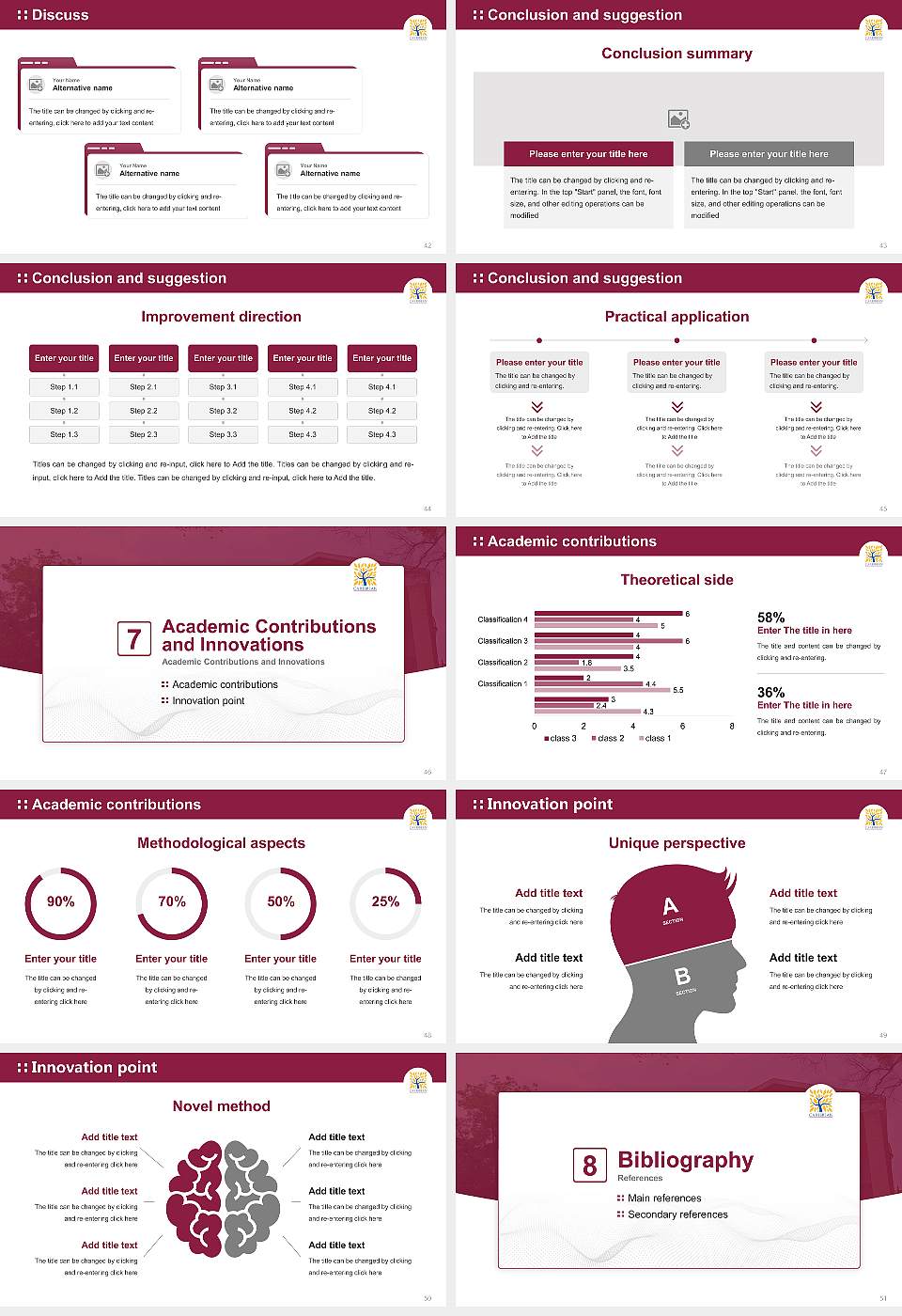 Caribbean University-Vega Baja Graduation Thesis Defense PPT Template16:9 ratio PPT effect preview image6