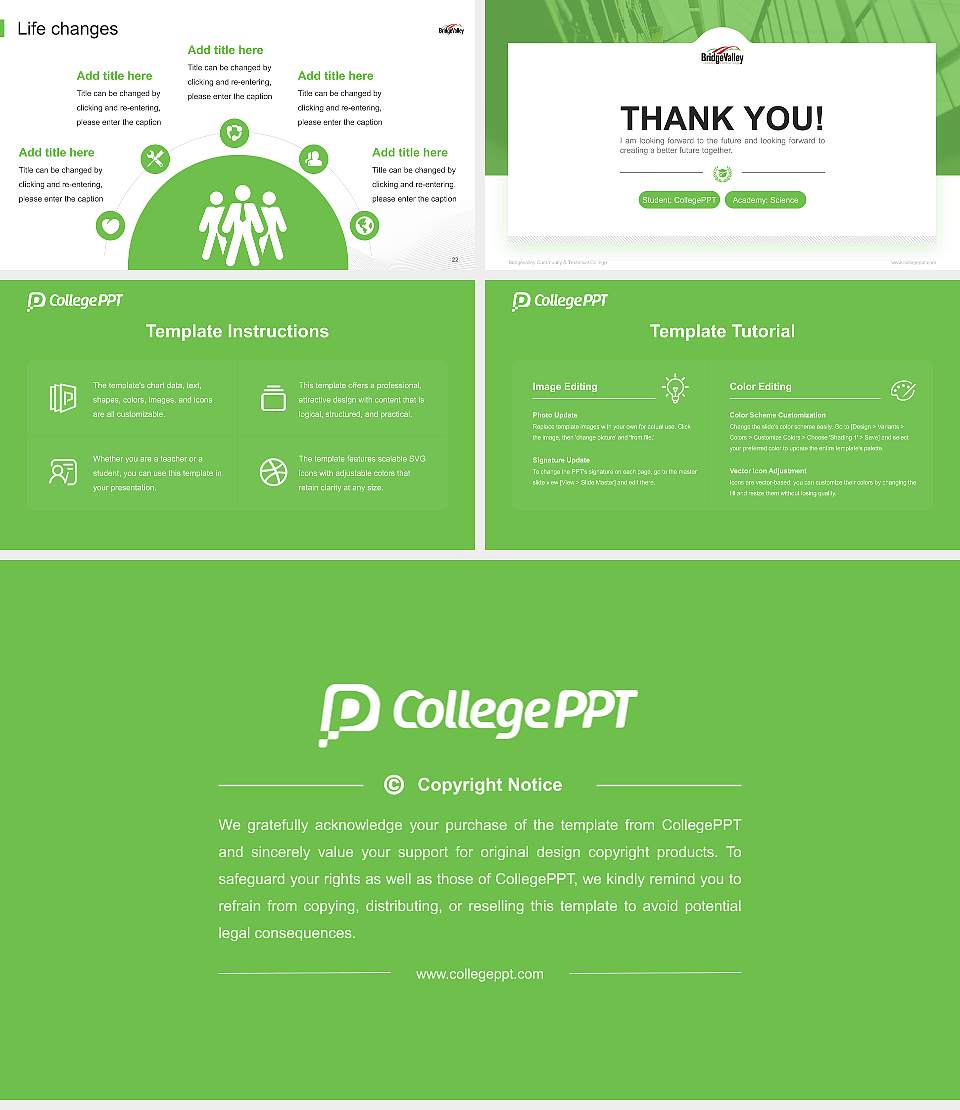 Bridgevalley Community & Technical College National Scholarship Defense PPT Template16:9 ratio PPT effect preview image4