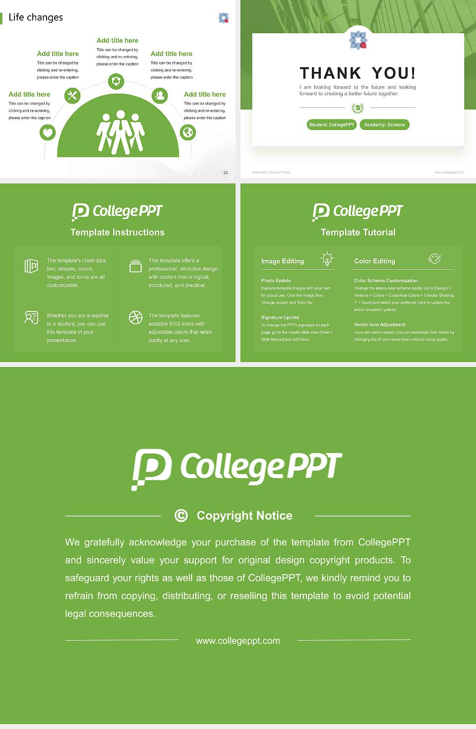Brookline College-Phoenix National Scholarship Defense PPT Template4:3 ratio PPT effect preview image4