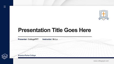 Brewton-Parker College Thesis Proposal/Graduation Defense PPT Template