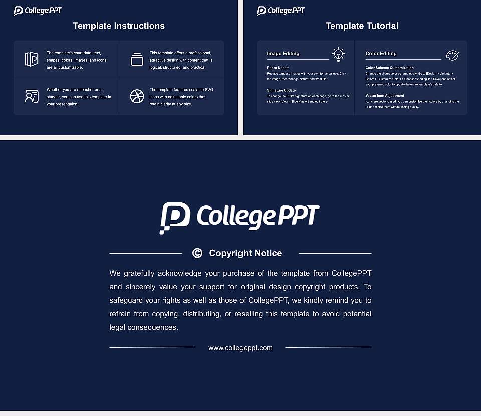 Carolina Christian College Academic Presentation/Research Findings Report PPT Template16:9 ratio PPT effect preview image5