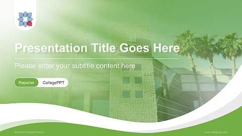 Brookline College-Phoenix Lecture Sharing and Networking Event PPT Template