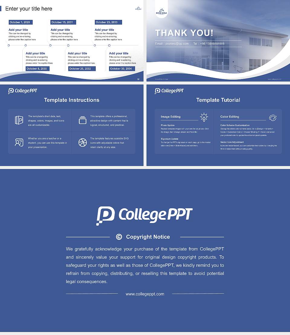 Boise Bible College Lecture Sharing and Networking Event PPT Template16:9 ratio PPT effect preview image4