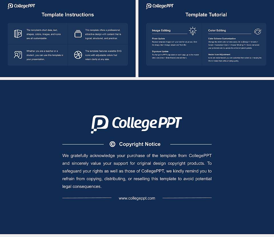Bluefield State College Course/Courseware Creation PPT Template16:9 ratio PPT effect preview image5