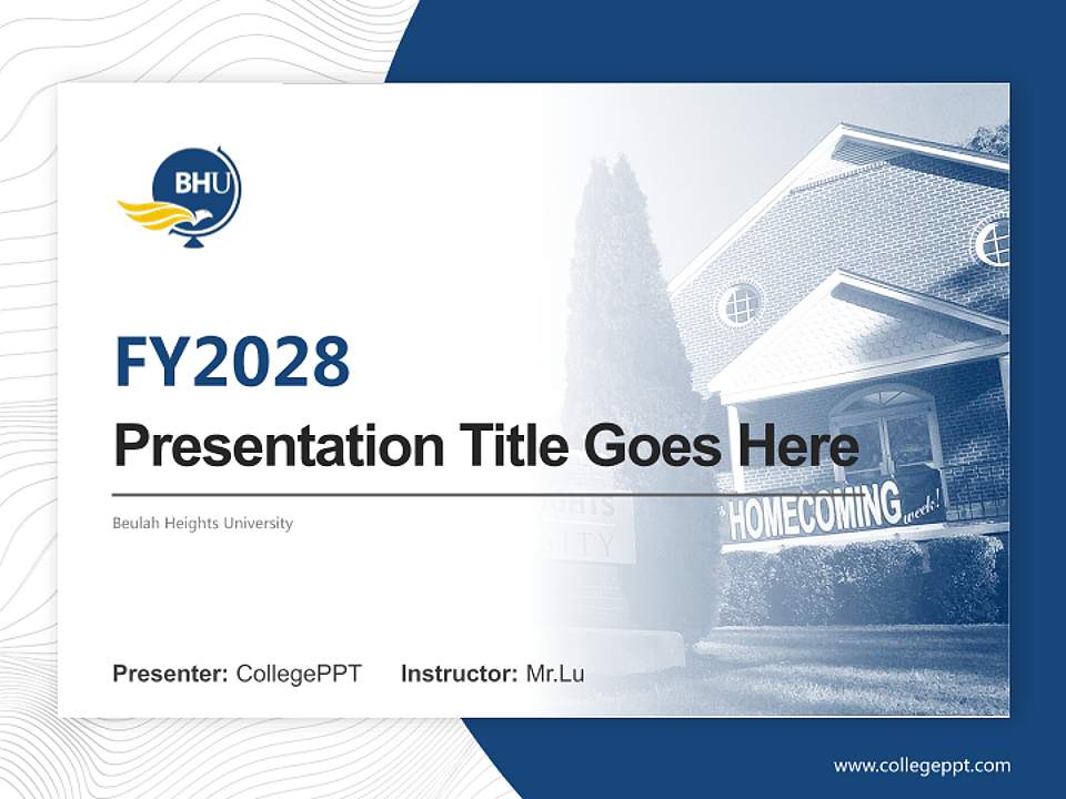 Beulah Heights University Academic Presentation/Research Findings Report PPT Template4:3 ratio PPT effect preview image5