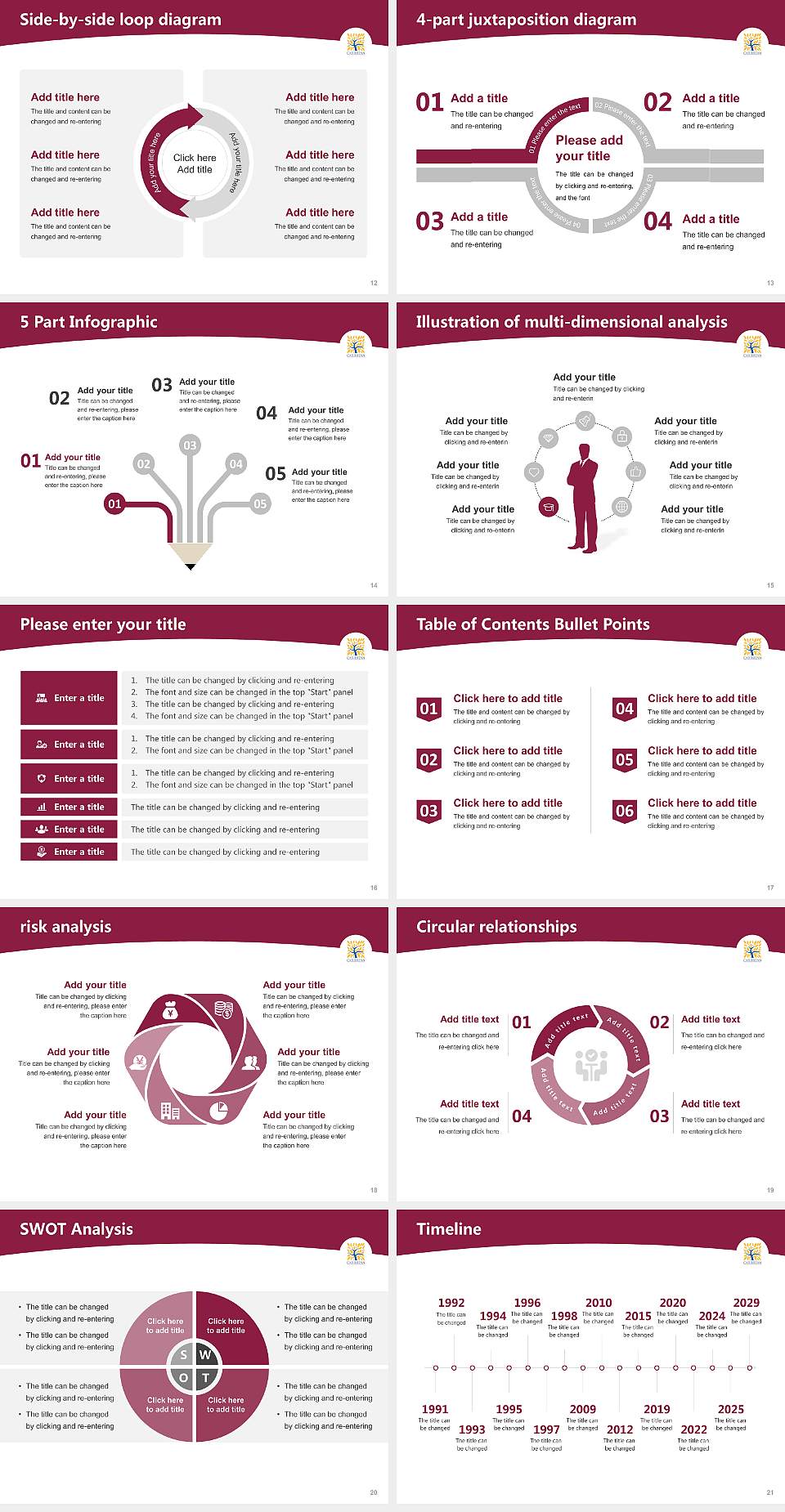 Caribbean University-Ponce Academic Presentation/Research Findings Report PPT Template4:3 ratio PPT effect preview image3