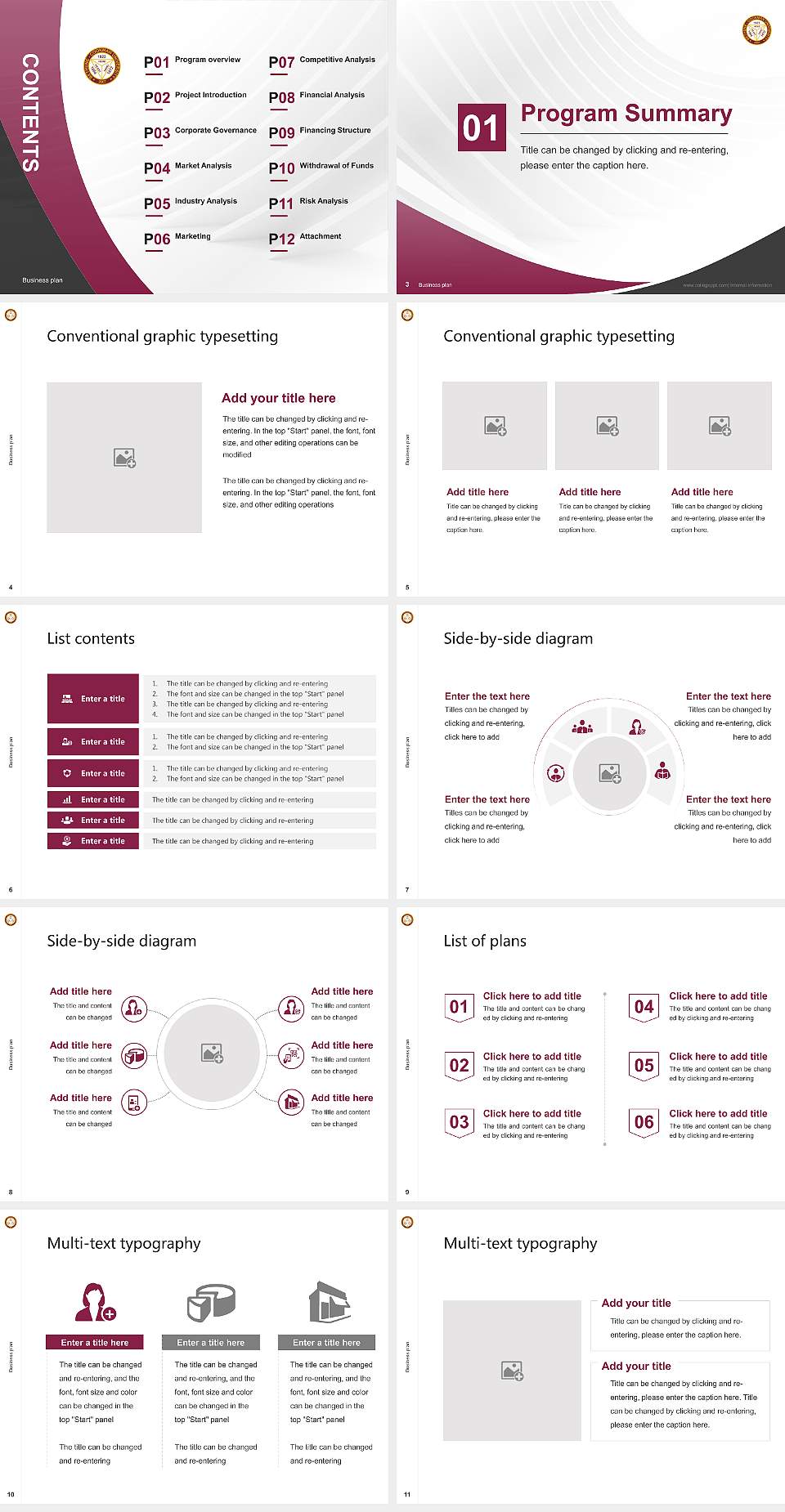 Bethune-Cookman University Competition/Entrepreneurship Contest PPT Template4:3 ratio PPT effect preview image2