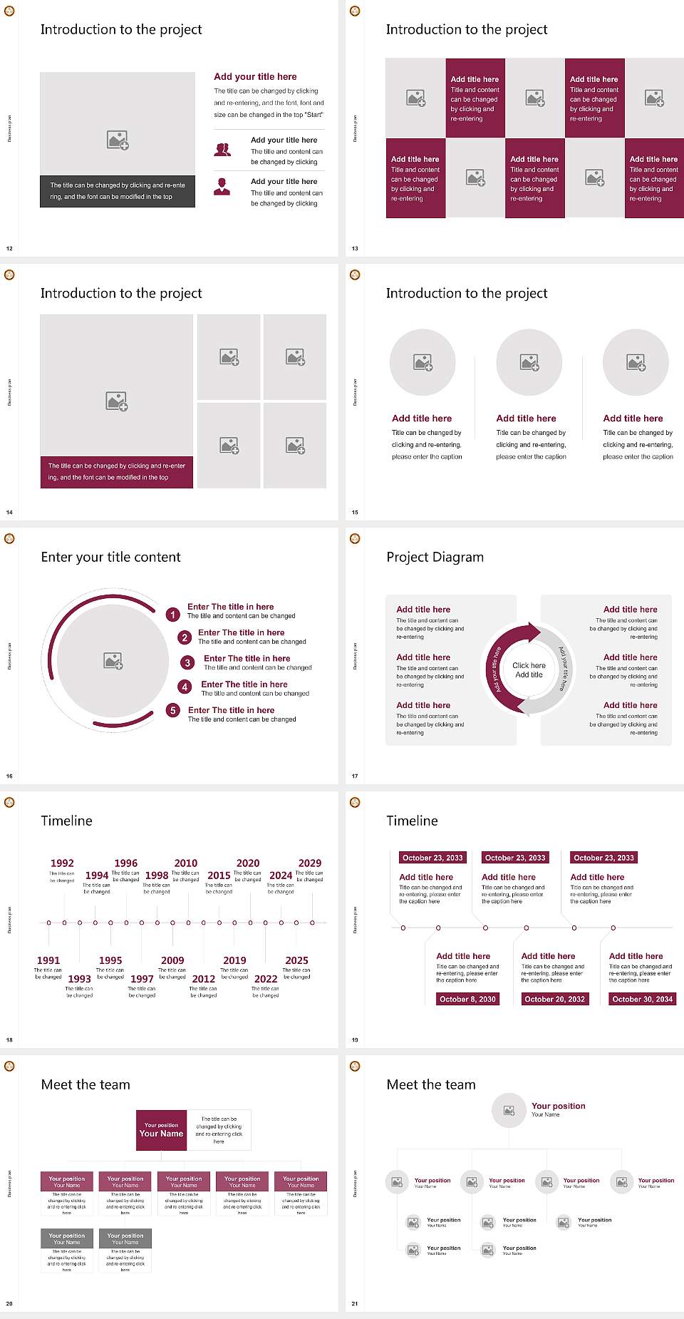 Bethune-Cookman University Competition/Entrepreneurship Contest PPT Template4:3 ratio PPT effect preview image3