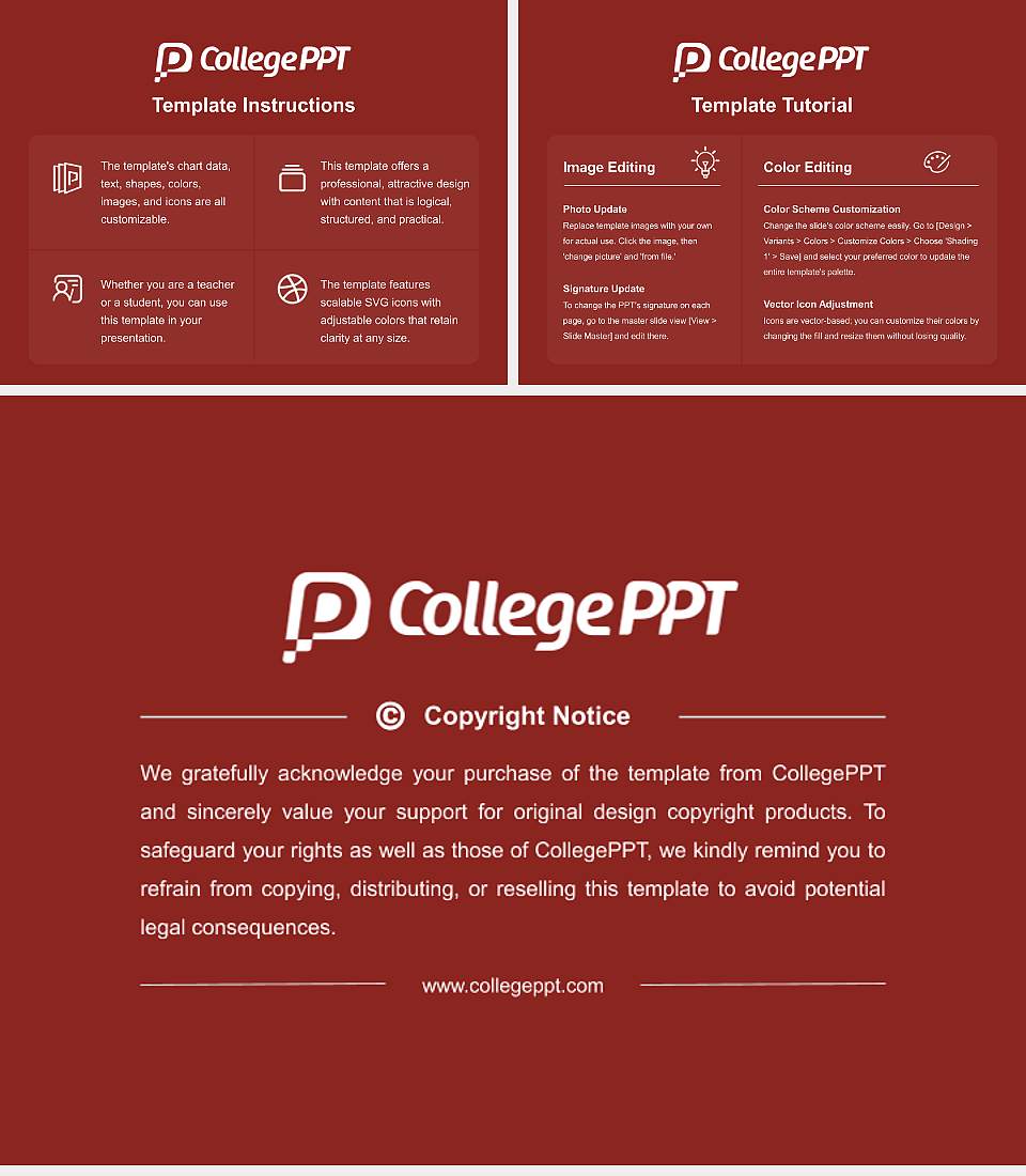 Bethesda University Academic Presentation/Research Findings Report PPT Template4:3 ratio PPT effect preview image5