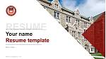 Boston College Resume PPT Template