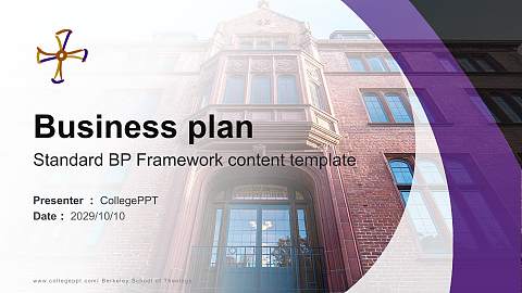 Berkeley School of Theology Competition/Entrepreneurship Contest PPT Template