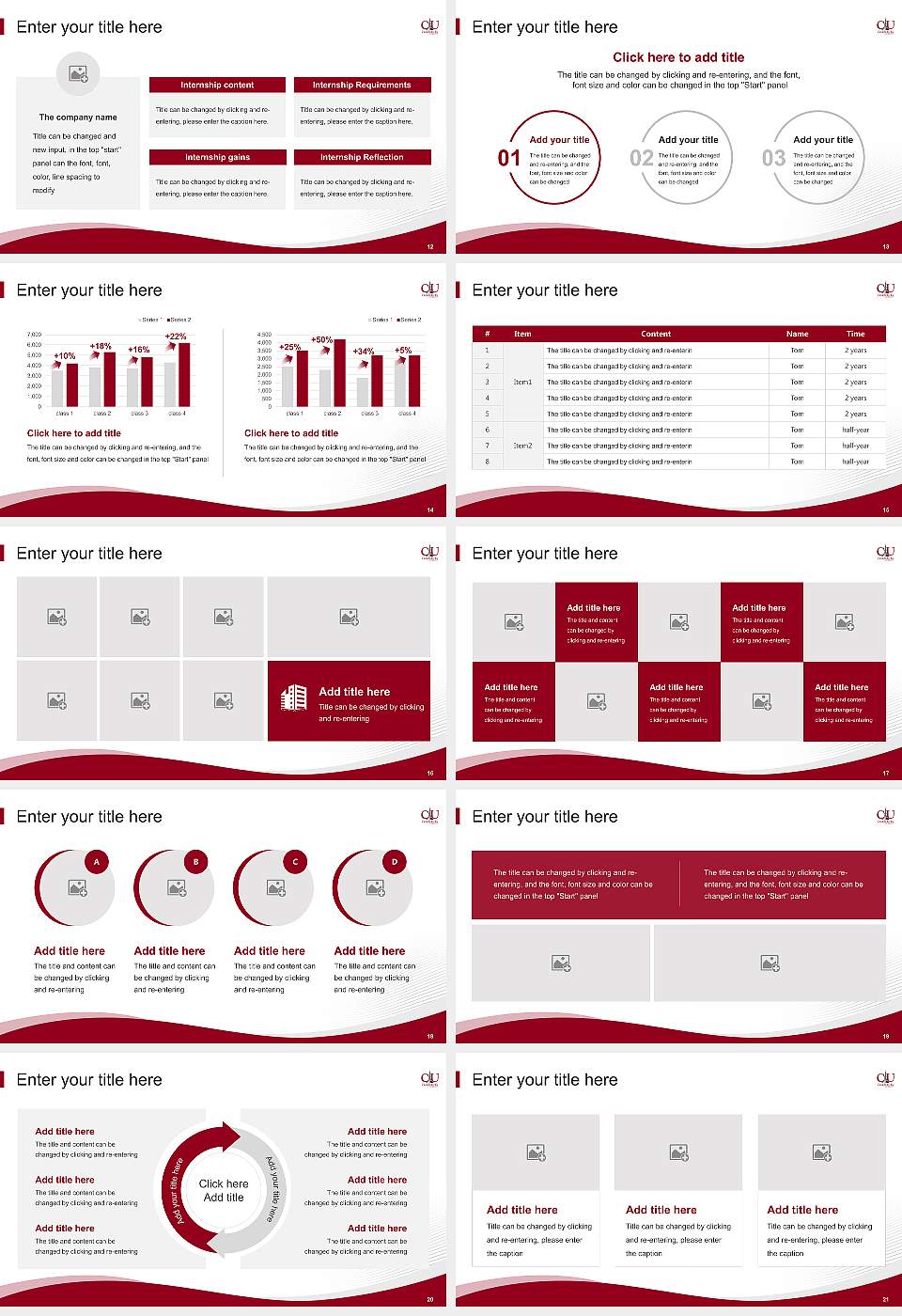 Campbellsville University Lecture Sharing and Networking Event PPT Template16:9 ratio PPT effect preview image3