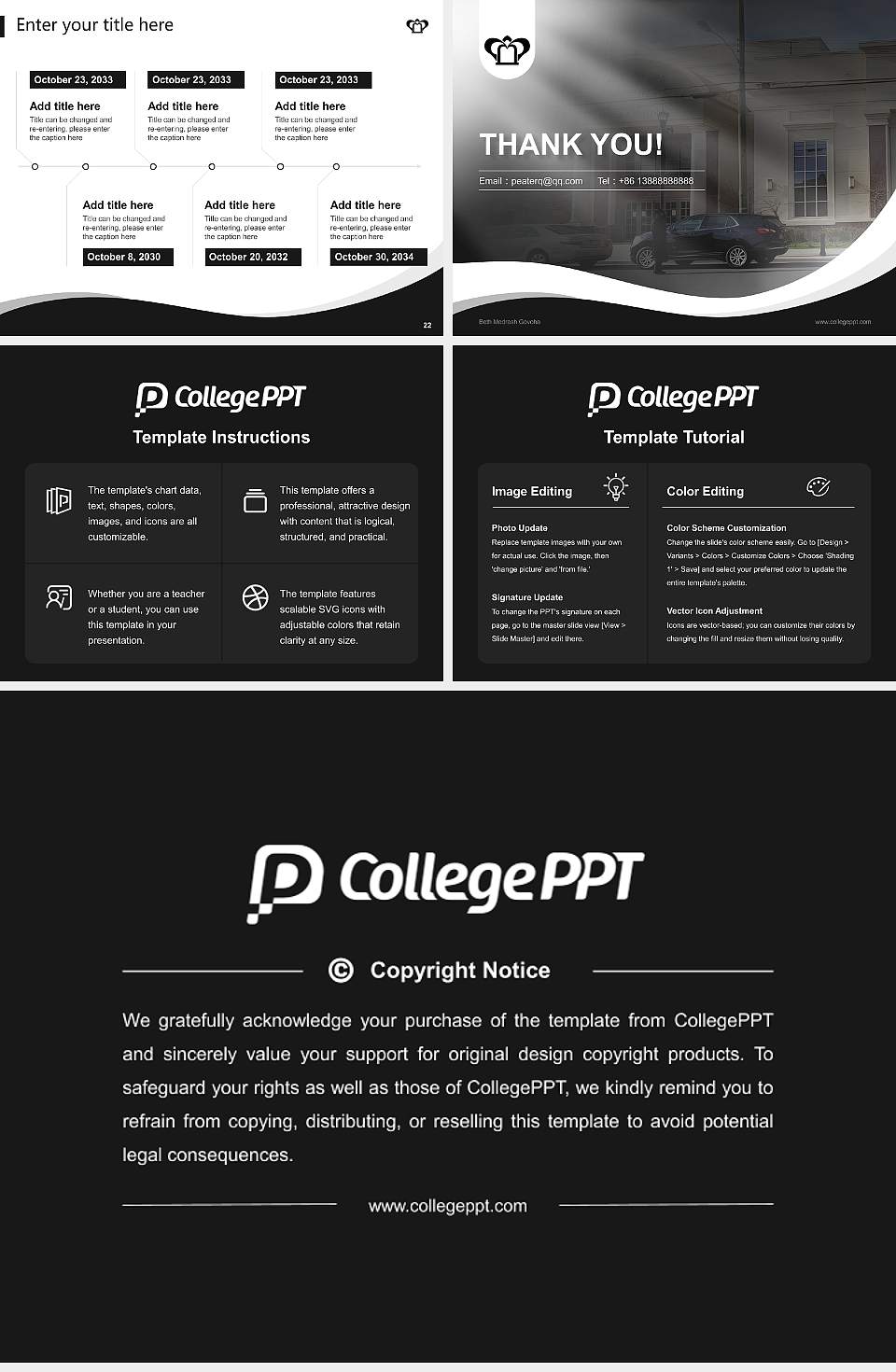 Beth Medrash Govoha Lecture Sharing and Networking Event PPT Template4:3 ratio PPT effect preview image4