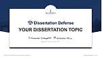 Bluefield College Graduation Thesis Defense PPT Template