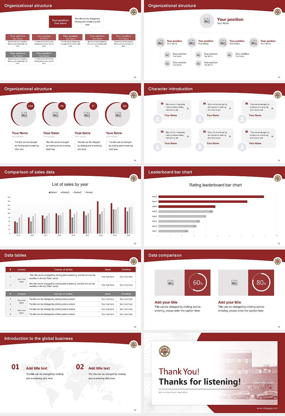 Beth Hamedrash Shaarei Yosher Institute Academic Presentation/Research Findings Report PPT Template16:9 ratio PPT effect preview image4