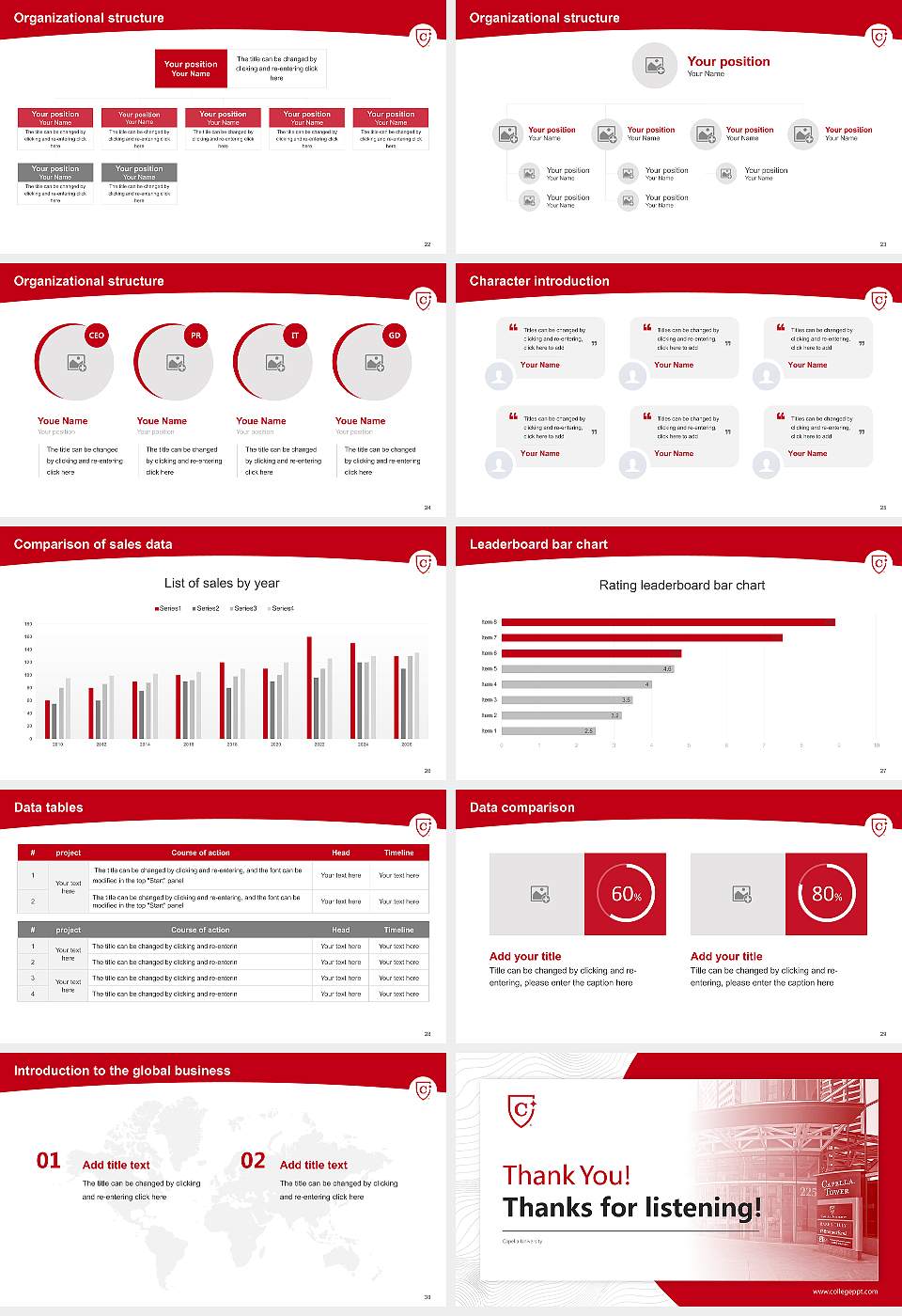 Capella University Academic Presentation/Research Findings Report PPT Template16:9 ratio PPT effect preview image4
