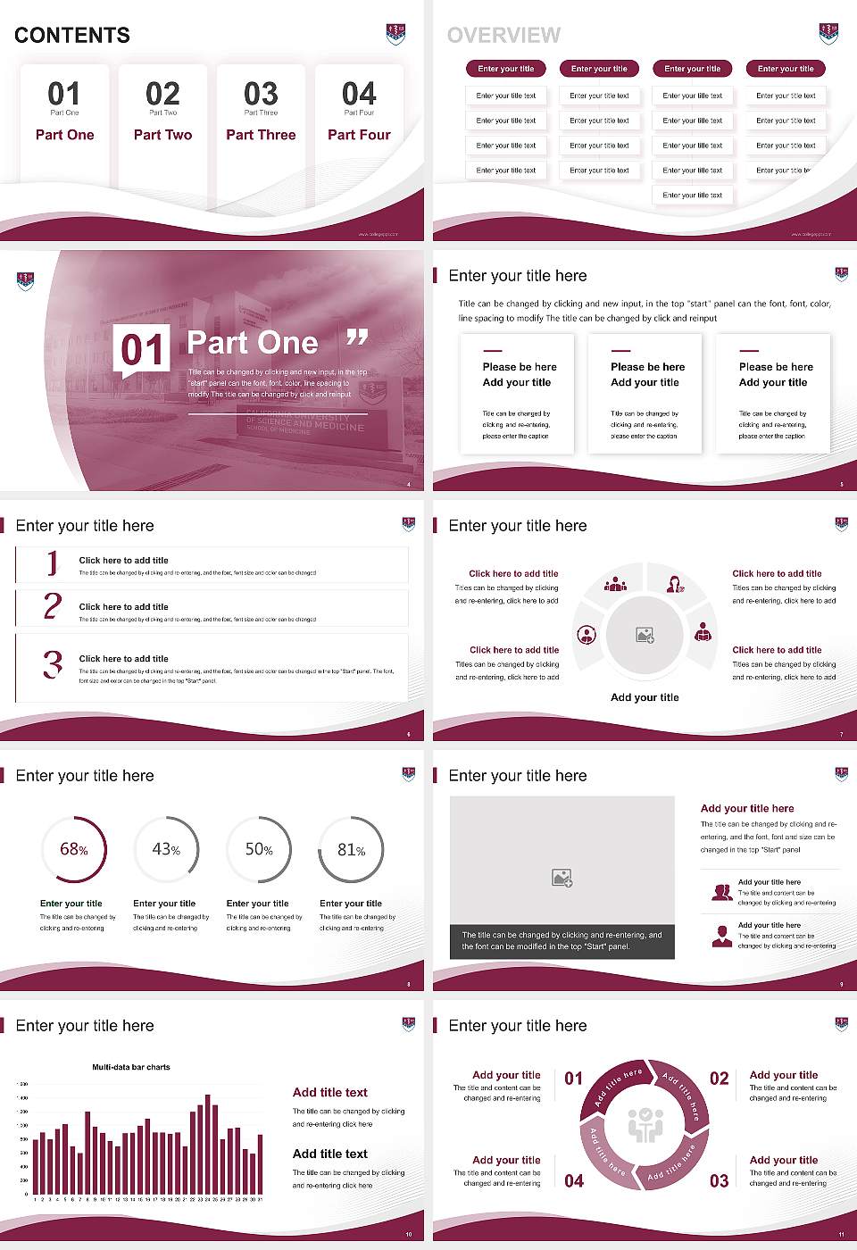 California University of Science and Medicine Lecture Sharing and Networking Event PPT Template16:9 ratio PPT effect preview image2