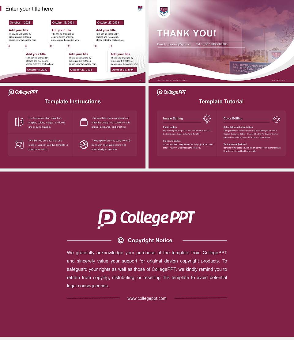 California University of Science and Medicine Lecture Sharing and Networking Event PPT Template16:9 ratio PPT effect preview image4