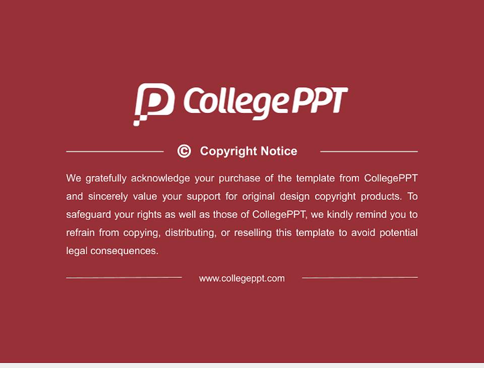 Bridgewater College Thesis Proposal/Graduation Defense PPT Template4:3 ratio PPT effect preview image5