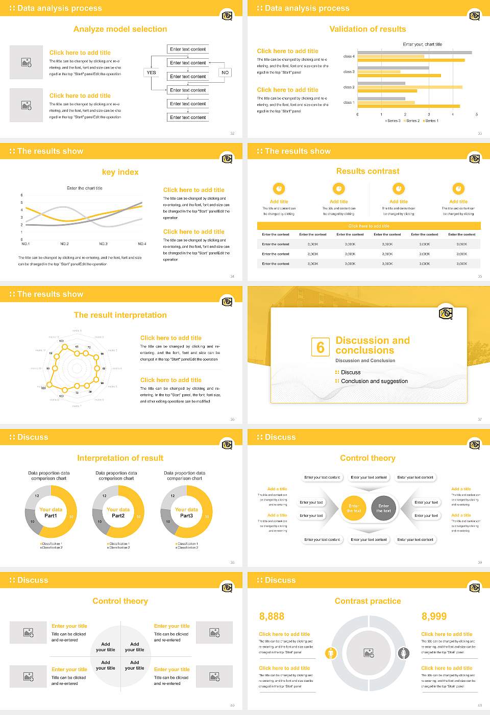 Cameron University Graduation Thesis Defense PPT Template16:9 ratio PPT effect preview image5