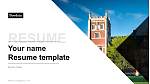 Bowdoin College Resume PPT Template