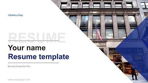 Berkeley College-New York Resume PPT Template