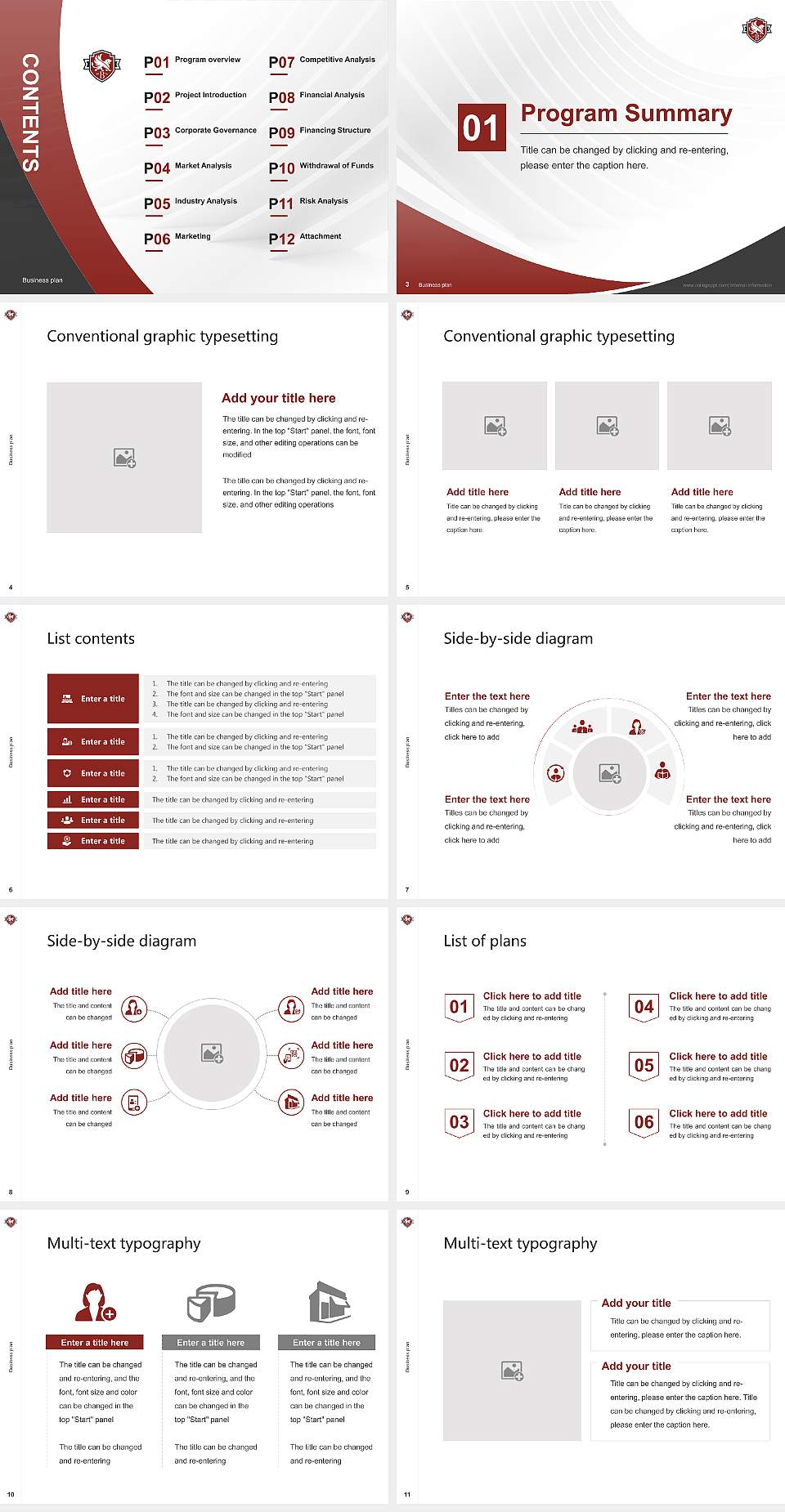 Bethesda University Competition/Entrepreneurship Contest PPT Template4:3 ratio PPT effect preview image2